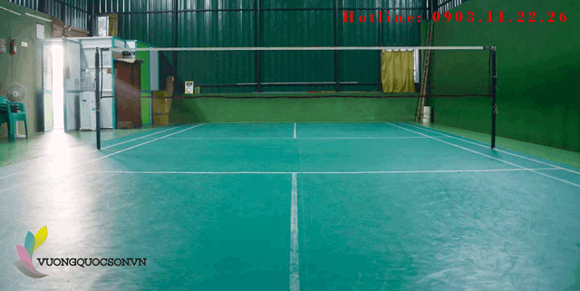 Quy Trình Thi Công Sơn Sân Cầu Lông Bề Mặt Nhựa Đường