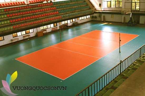 BẢO QUẢN SƠN SÂN BÓNG RỔ CHO QUÁ TRÌNH THI CÔNG
