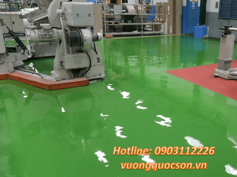 NHẬN THI CÔNG SƠN EPOXY SÀN XƯỞNG SẢN XUẤT CÔNG NGHIỆP