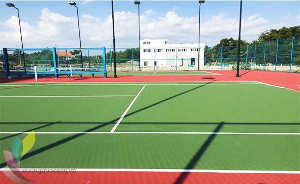 Thi Công Sân Tennis Tiêu Chuẩn 6 Lớp