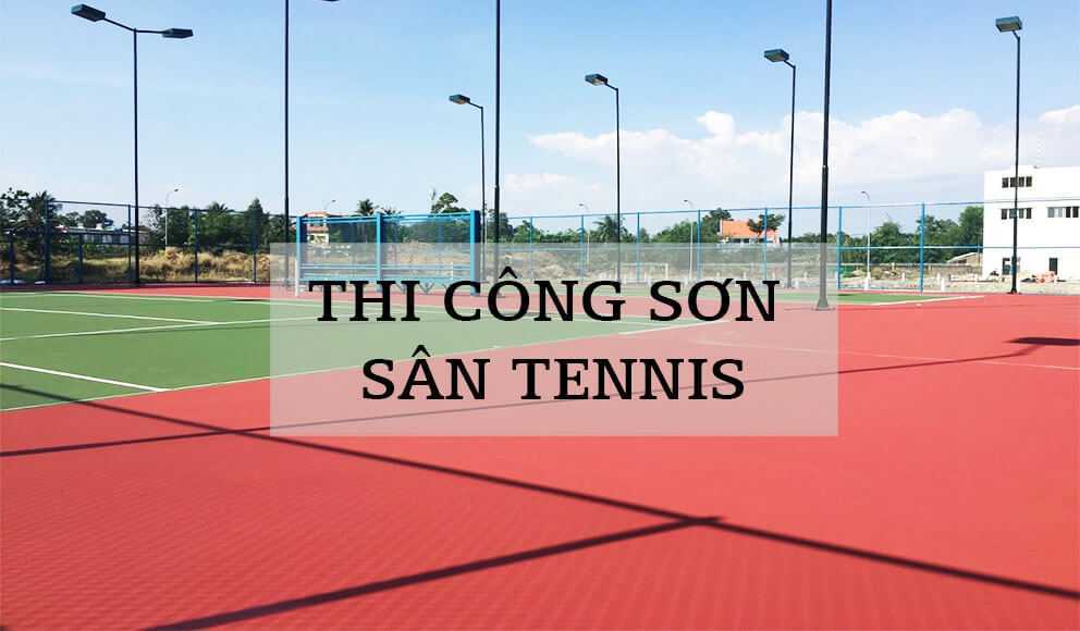 Hướng Dẫn Thi Công Sơn Lót Tennis Terraco Flexipave Primer