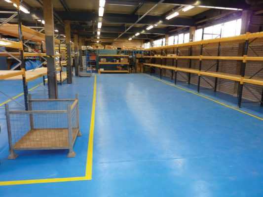 Hướng Dẫn Thi Công Sơn Epoxy Kẻ Vạch Kho Nhà Xưởng