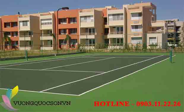 Bảng Báo Giá Thi Công Sơn Lại Sân Tennis Mới Nhất