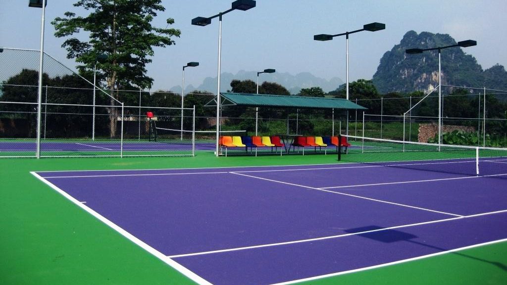 Thi Công Sơn Sân Tennis