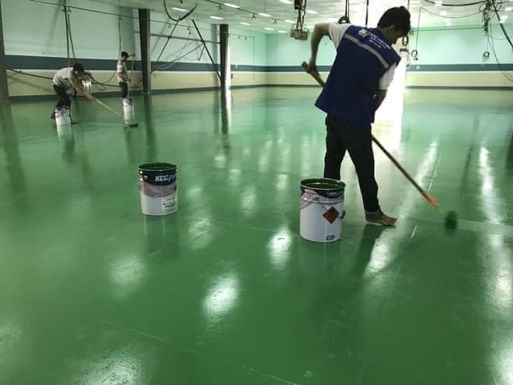 Thi Công Sơn Epoxy Sàn Nhà Xưởng