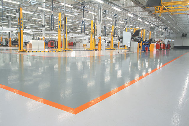 Sơn Epoxy Sàn Nhà Xưởng