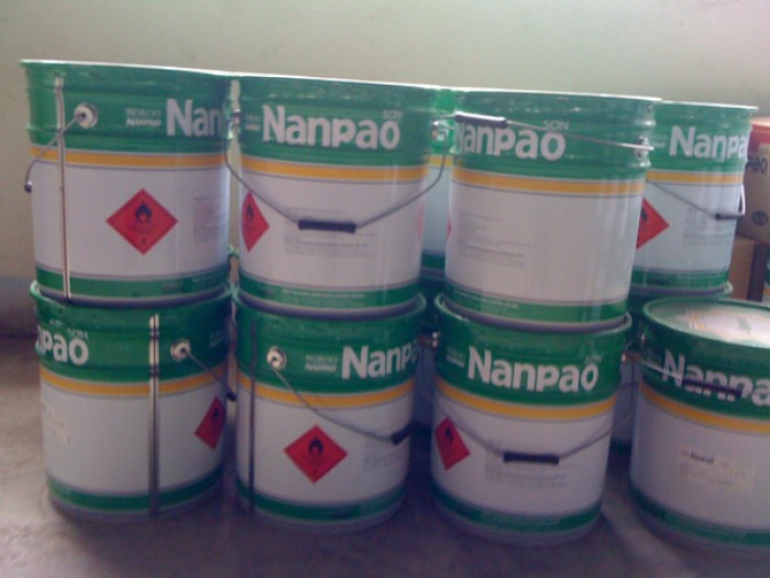 Thi công sơn Sàn Nanpao Gốc Nước 916W