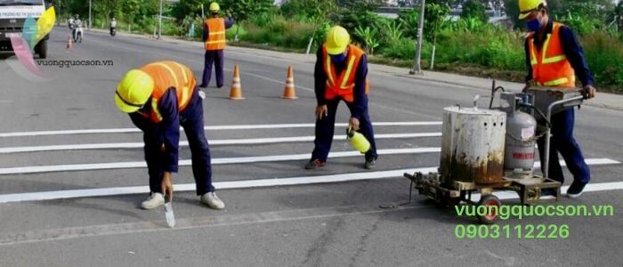 Dịch Vụ Thi Công Sơn Giao Thông Giá Rẻ Uy Tín