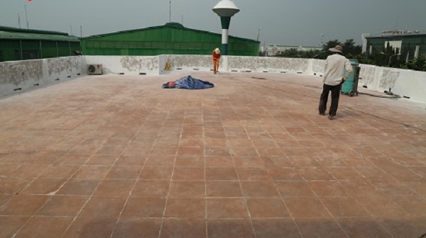 chống thấm sân thượng lát gạch