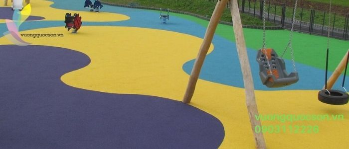 Thi Công Hạt Nhựa EPDM Sân Chơi Trẻ Em