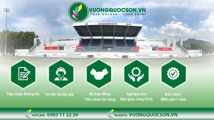 Vương Quốc Sơn - Đơn vị thi công sân cỏ nhân tạo uy tín, chất lượng