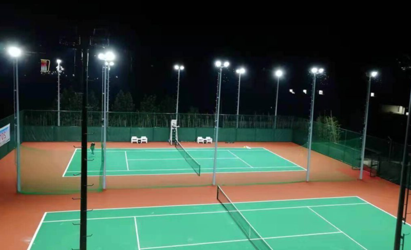 Bố trí đèn chiếu sáng sân cầu lông
