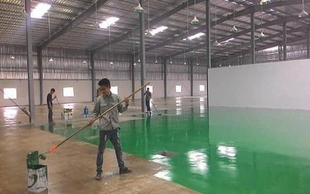 Thi công sơn epoxy