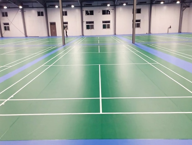 Bề mặt sân cầu lông thảm PVC