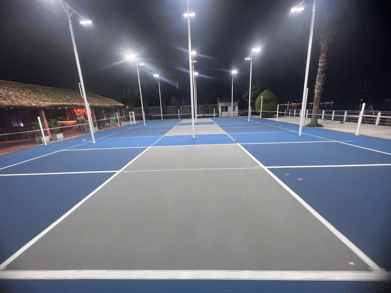 Một số hình ảnh cải tạo sân pickleball mà Vương Quốc Sơn đã thi công