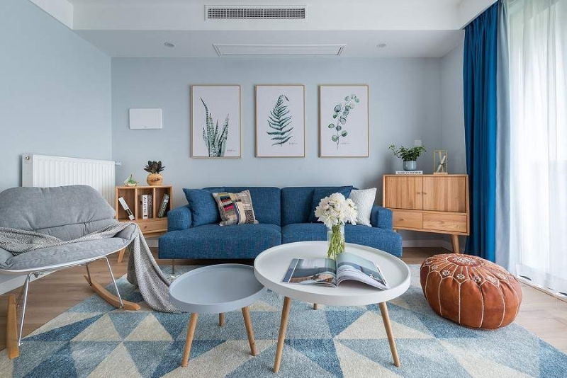 Cách phối tranh với tường Xanh Pastel, Xanh Ngọc